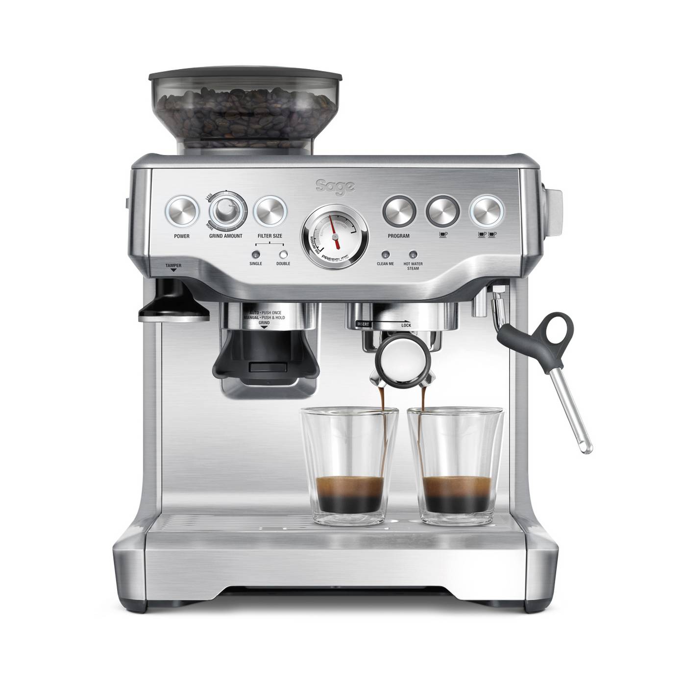Sage BES875UK Barista Express Coffee Machine